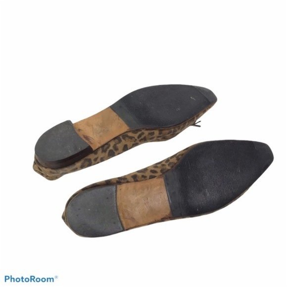 Manolo Blahnik leopard print ballet flats - Picture 4 of 8